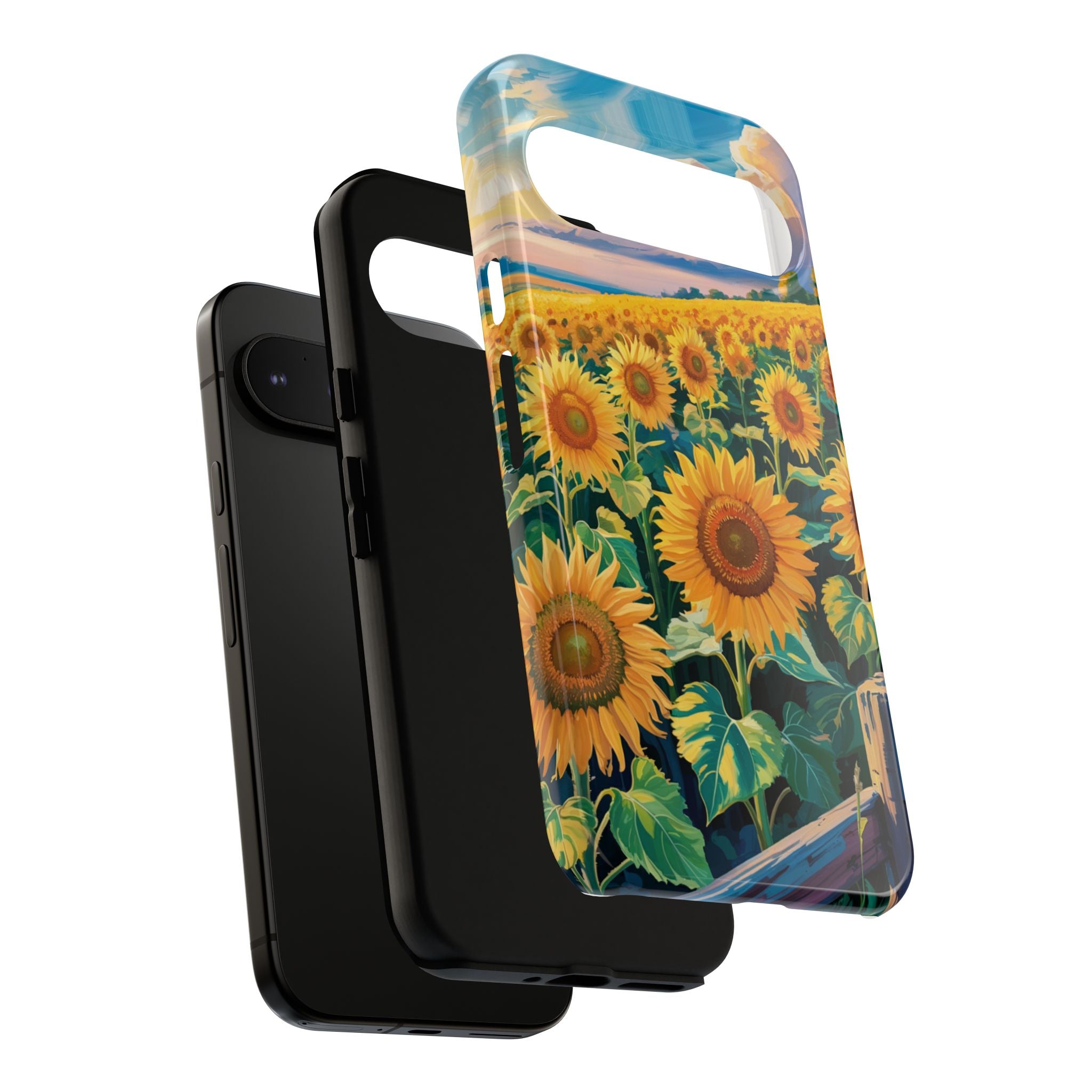 Sunflower Smartphone Case, Vibrant Floral Phone Case