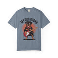 My Dog Rocks, Rottweiler Playing Electric Guitar T-shirt