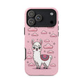 Llama Smartphone Case, Cute Pink Kawaii Llama Phone Cover