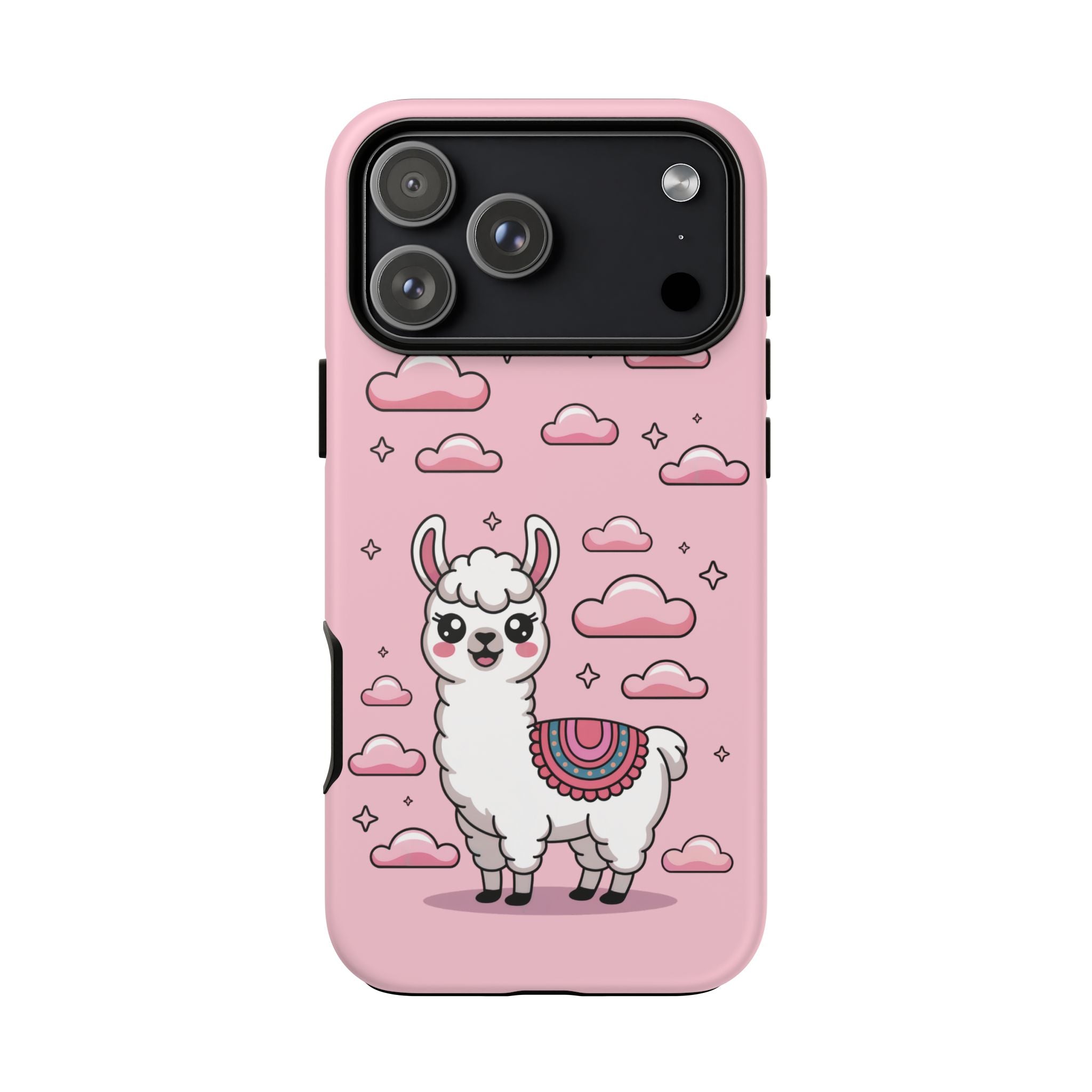 Llama Smartphone Case, Cute Pink Kawaii Llama Phone Cover