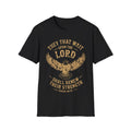 Isaiah 40:31 T-shirt, They That Wait Upon The LORD Shall Renew Their Strength, Brown Ink