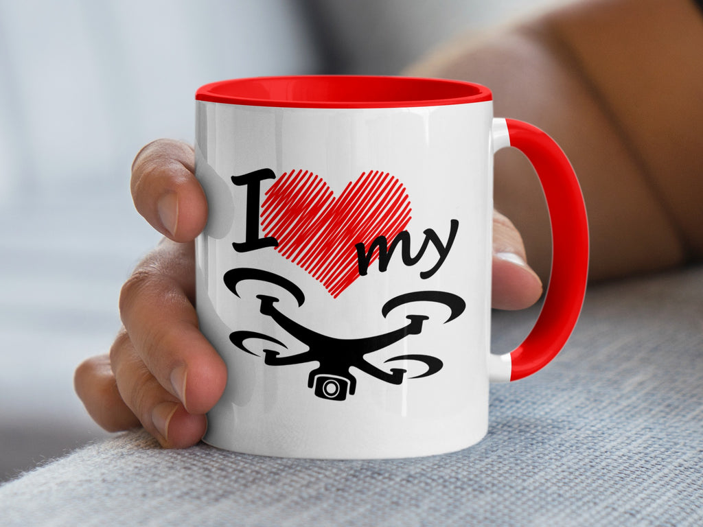 I Love My Drone Coffee Mug