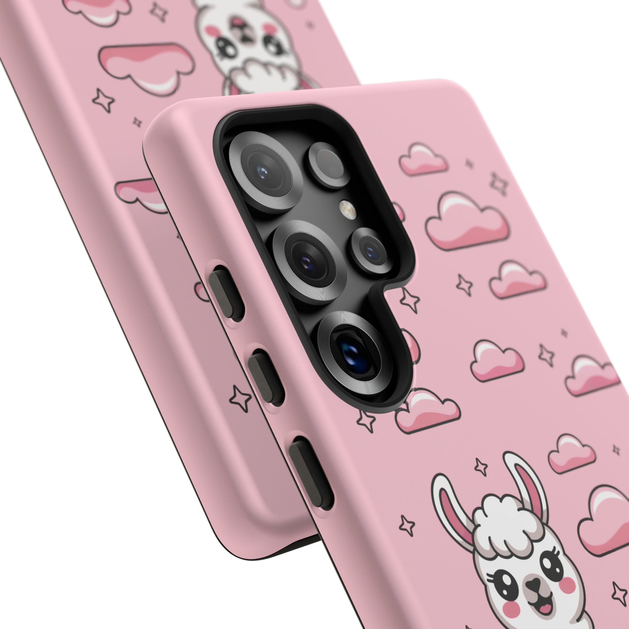 Llama Smartphone Case, Cute Pink Kawaii Llama Phone Cover