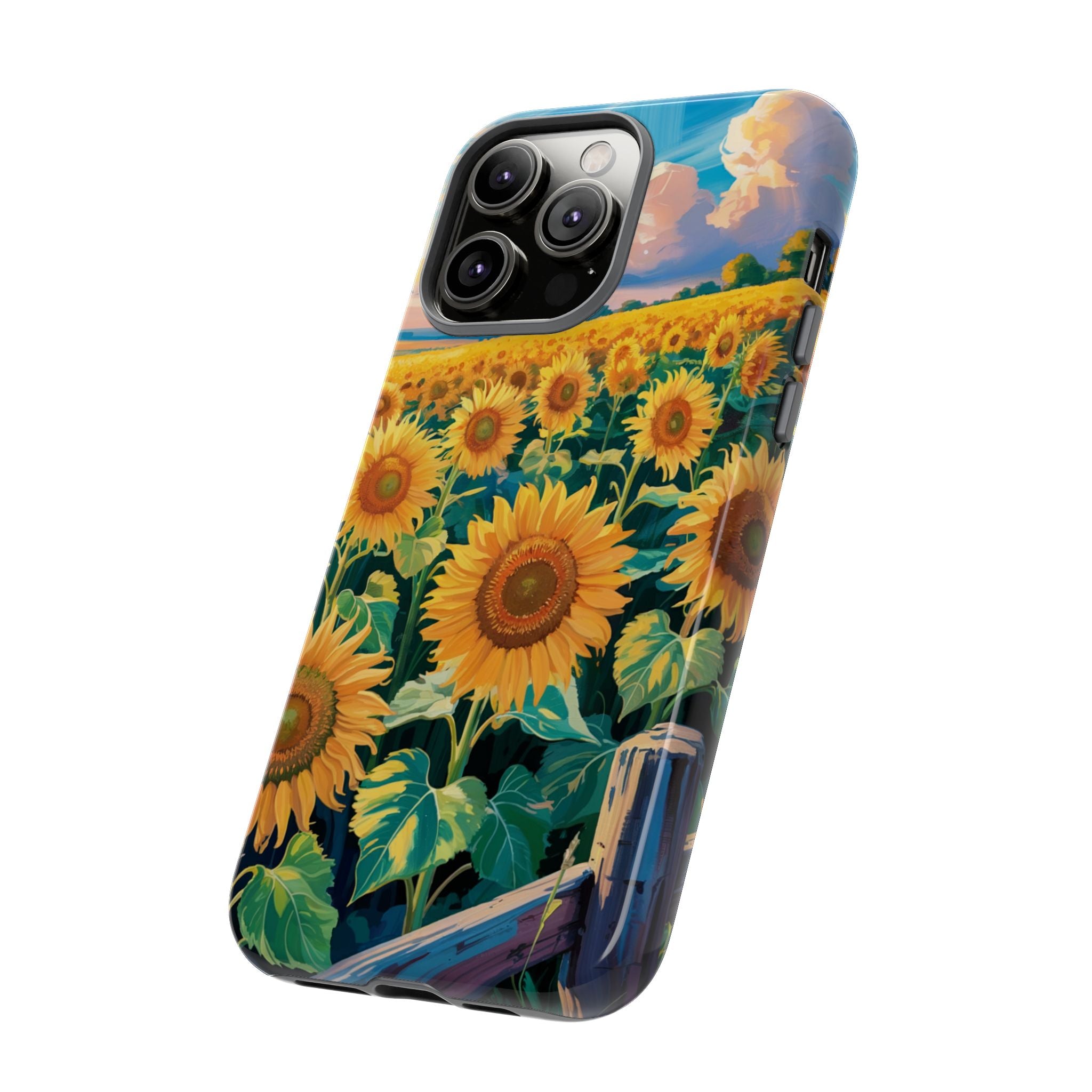 Sunflower Smartphone Case, Vibrant Floral Phone Case