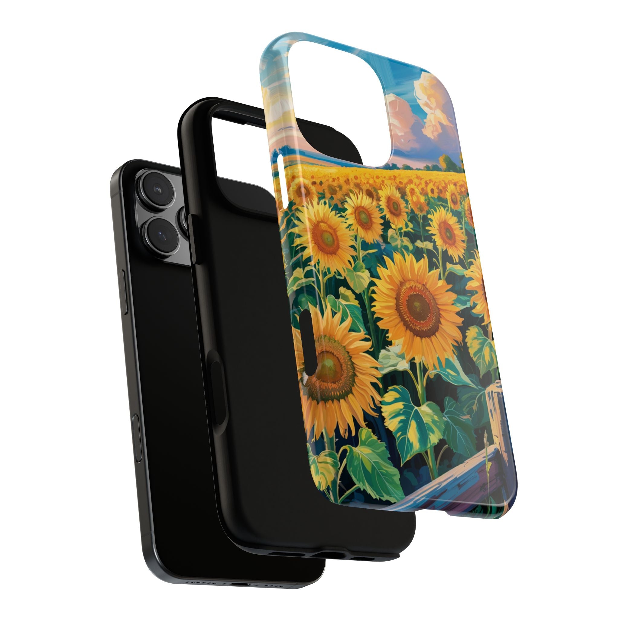 Sunflower Smartphone Case, Vibrant Floral Phone Case