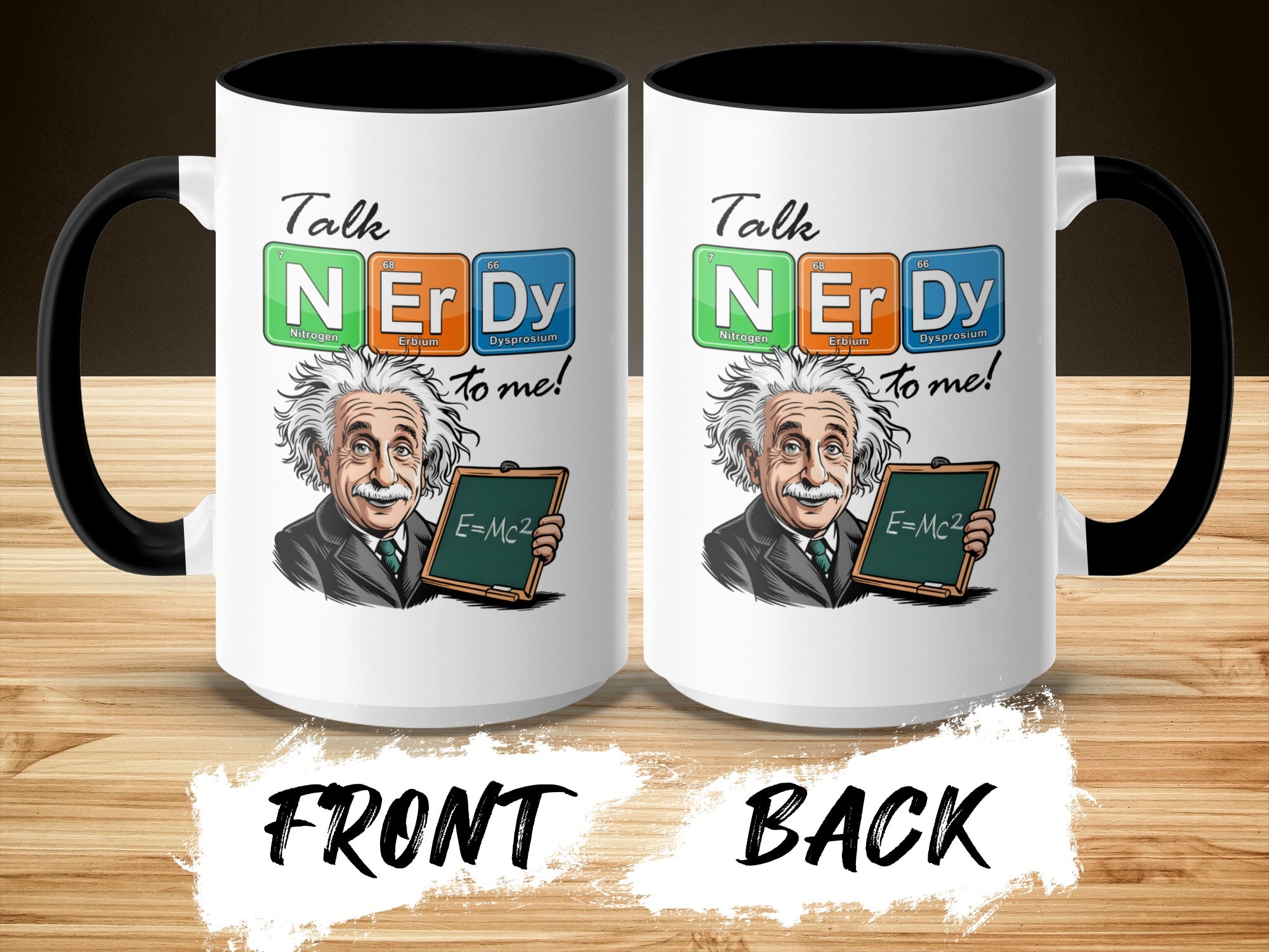 Talk Nerdy To Me Albert Einstein Coffee Mug