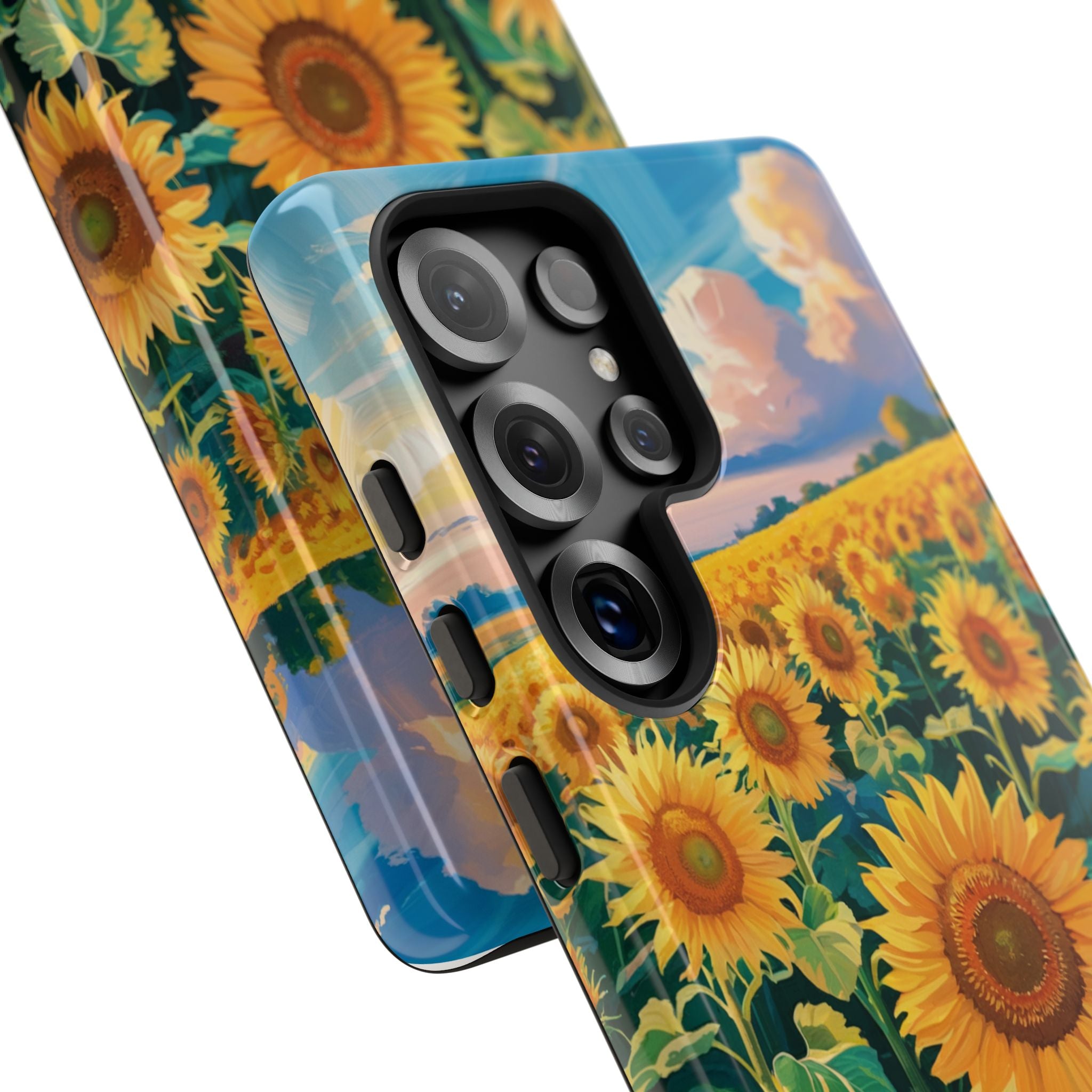 Sunflower Smartphone Case, Vibrant Floral Phone Case