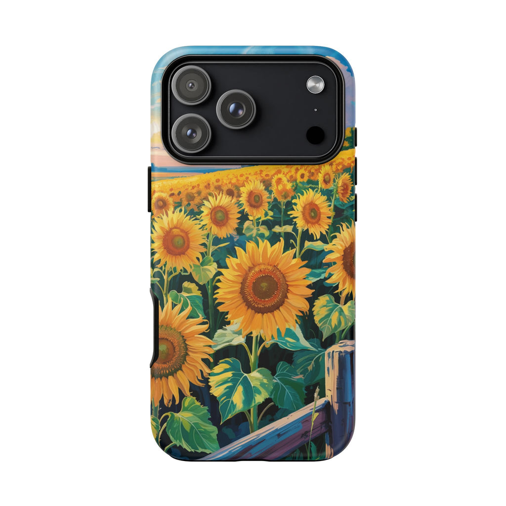 Sunflower Smartphone Case, Vibrant Floral Phone Case