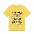 Let Your Light Shine Firefly T-shirt, Matthew 5 16 Christian Tee