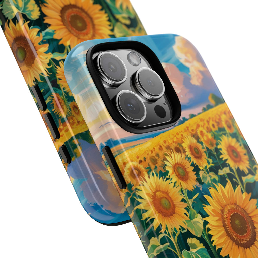 Sunflower Smartphone Case, Vibrant Floral Phone Case