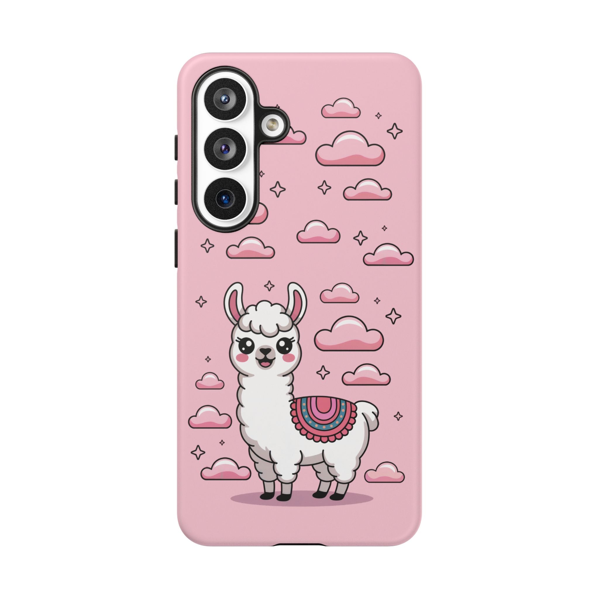 Llama Smartphone Case, Cute Pink Kawaii Llama Phone Cover