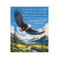 Isaiah 40:31 Microfiber Blanket, They That Wait Upon the LORD Shall Renew Their Strength