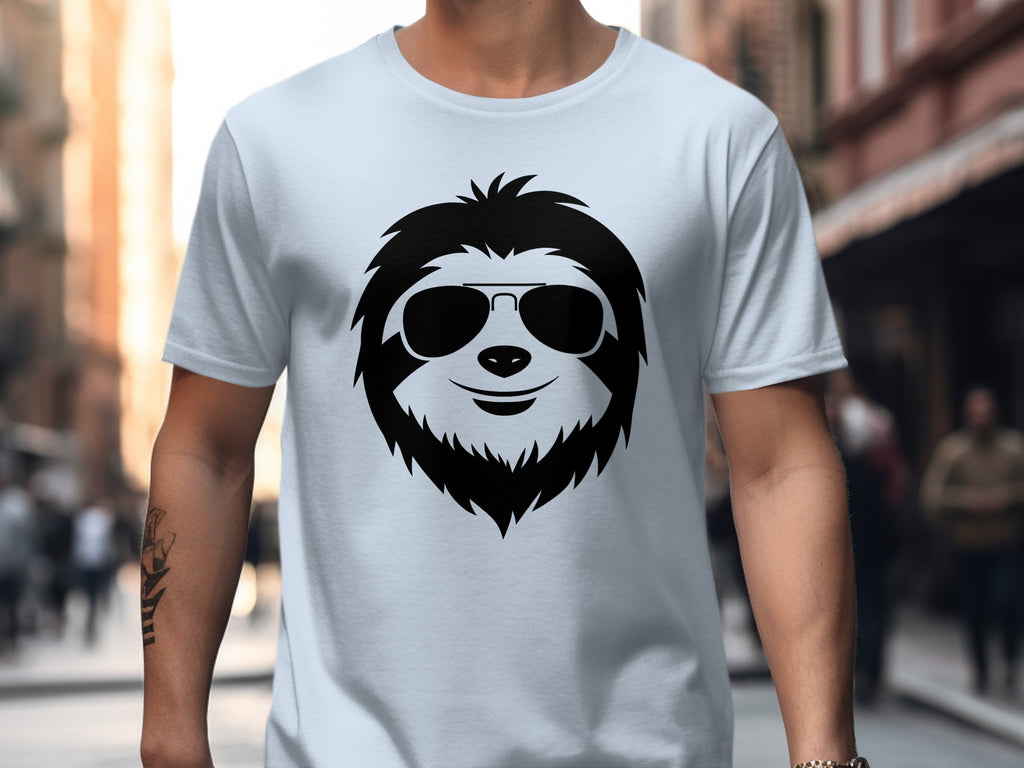 Sloth Wearing Sunglasses Graphic T-shirt