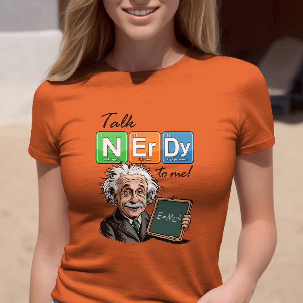 Talk Nerdy To Me Albert Einstein T-Shirt