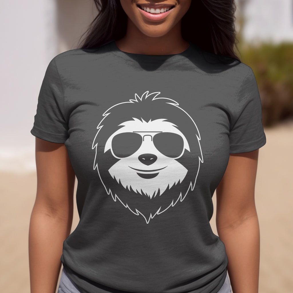 Sloth Wearing Sunglasses Graphic T-shirt