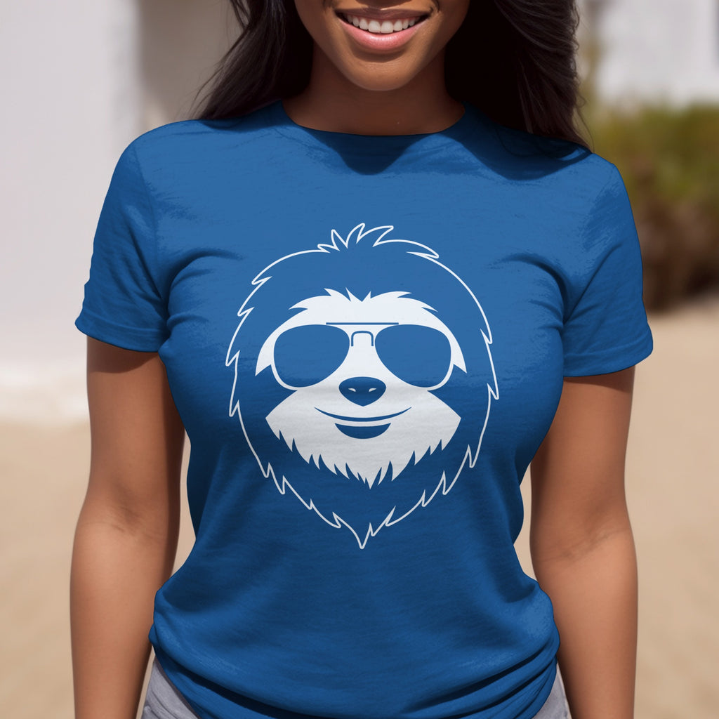 Sloth Wearing Sunglasses Graphic T-shirt