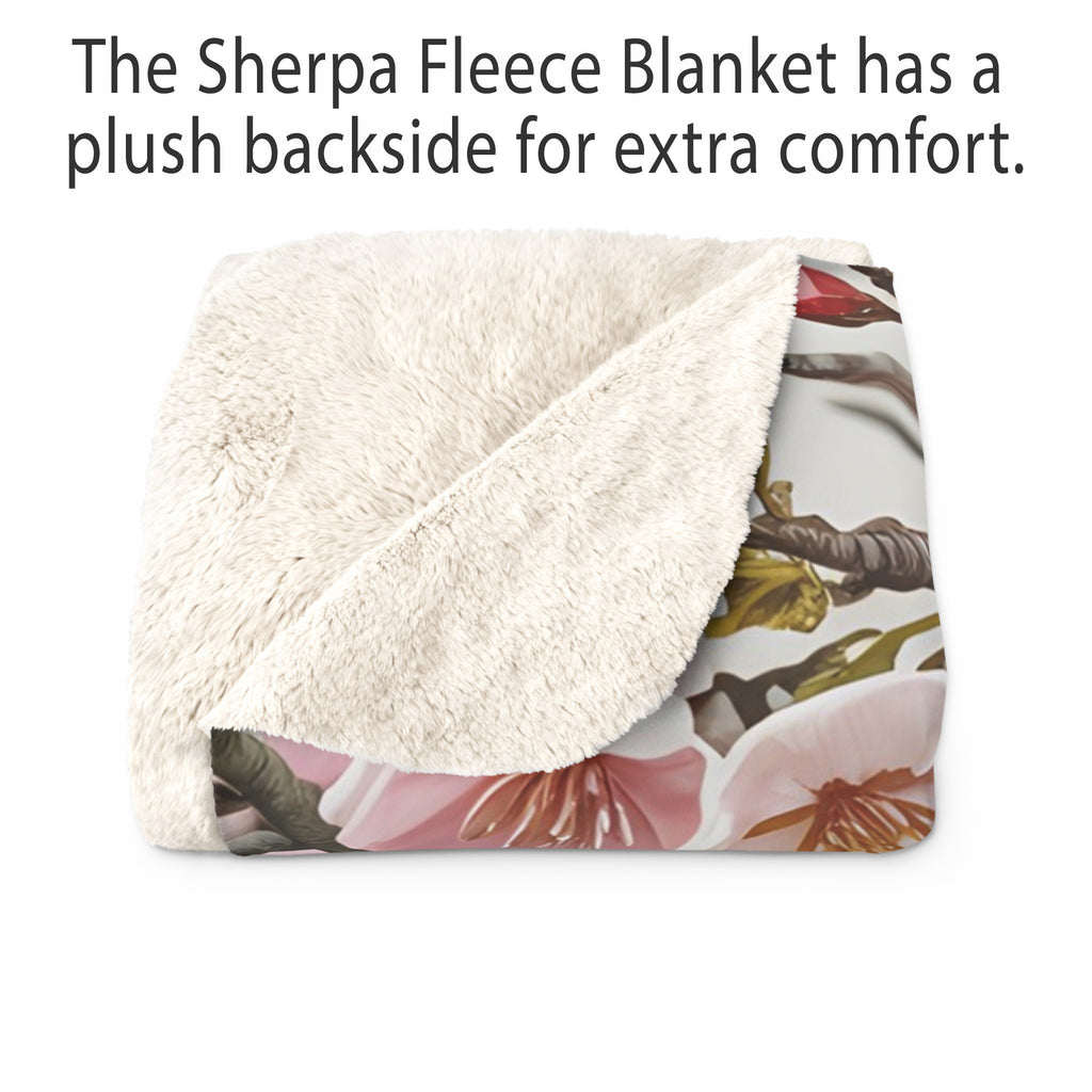 Cardinal Red Bird Microfiber Blanket