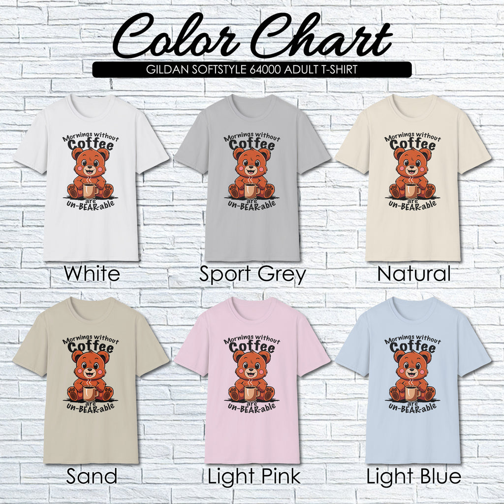 Mornings Without Coffee Are Un-BEAR-able T-Shirt