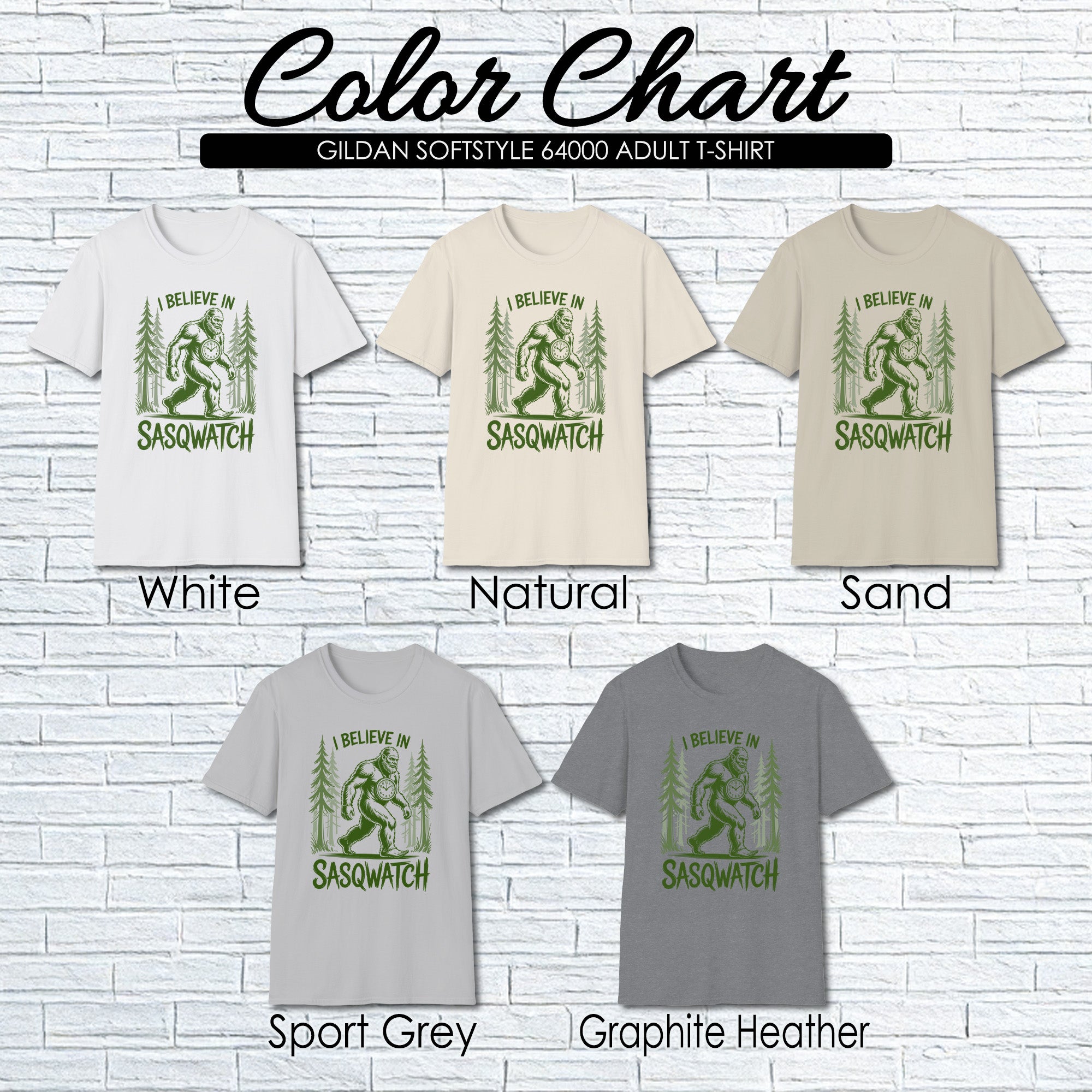 I Believe in Sasqwatch, Funny Big Foot T-Shirt