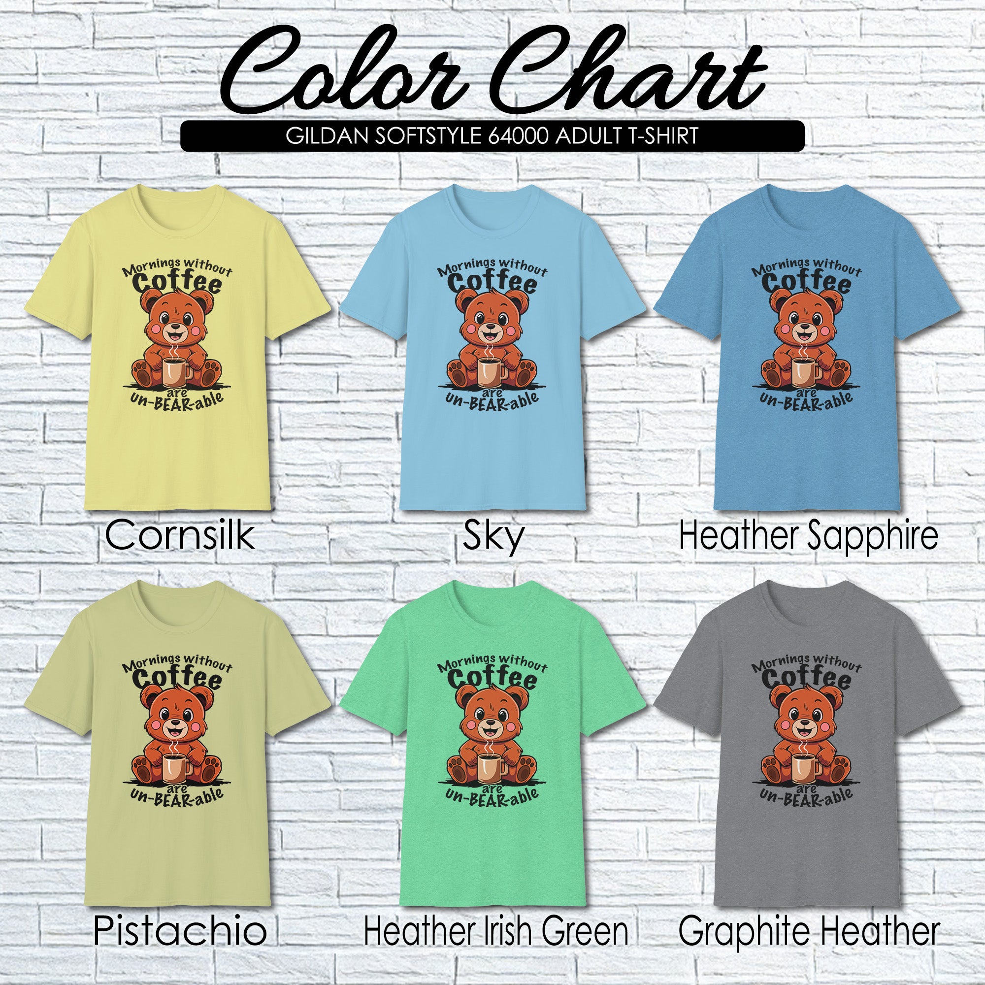 Mornings Without Coffee Are Un-BEAR-able T-Shirt