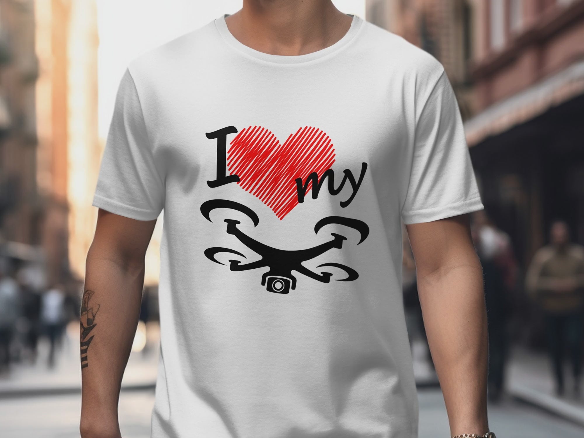 I Love My Drone T-Shirt