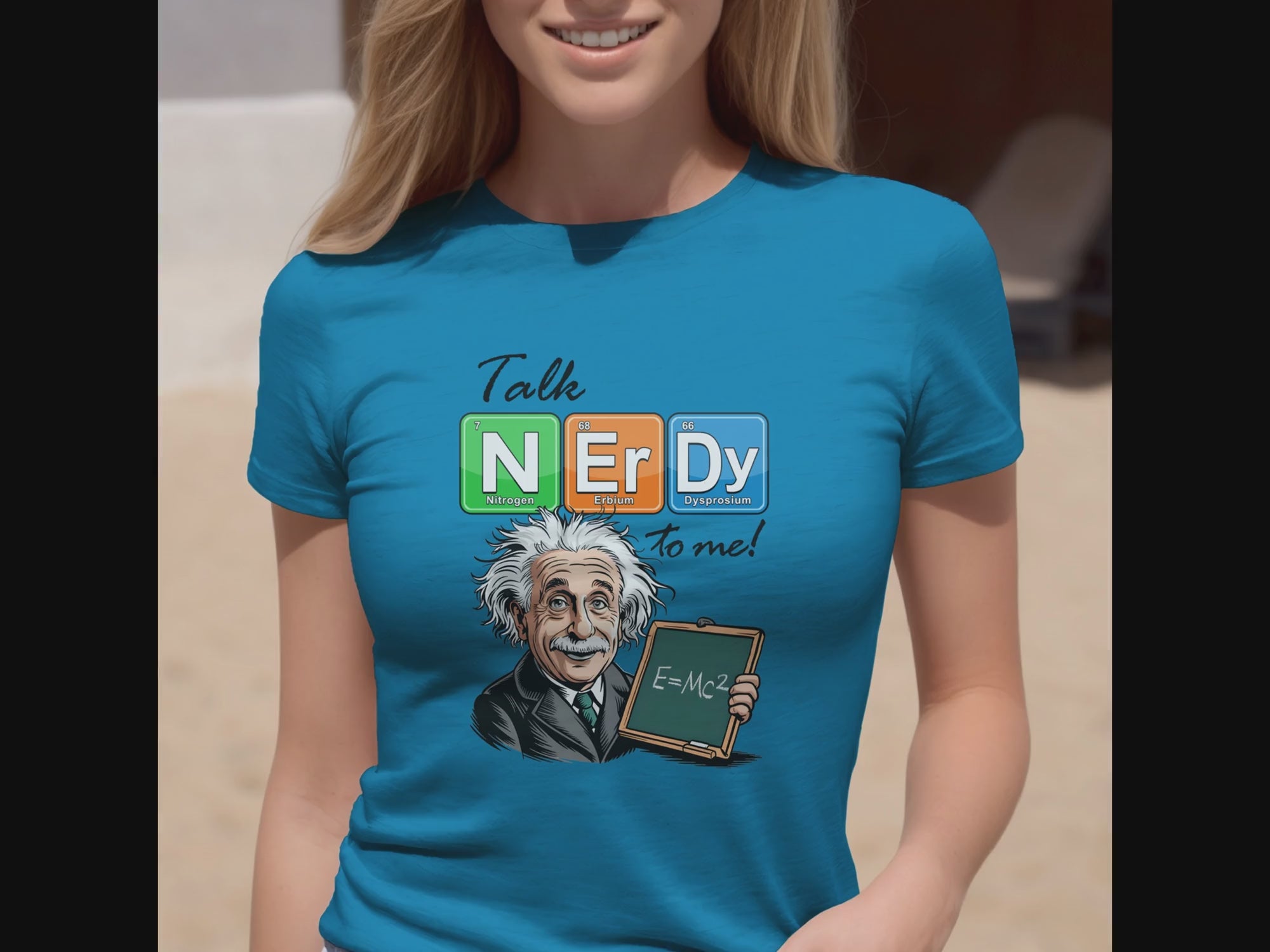 Talk Nerdy To Me Albert Einstein T-Shirt